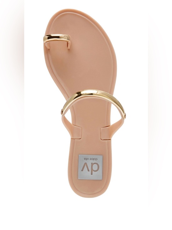 Dolce Vita Shoes - DV Dolce Vita Ivonna Embellished Toe Ring Jelly Flat Sandals